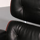 Vitra Eames Lounge Chair & Ottoman in Black leather