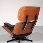 Vitra Eames Lounge Chair & Ottoman in Black leather