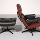 Vitra Eames Lounge Chair & Ottoman in Black leather