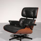 Vitra Eames Lounge Chair & Ottoman in Black leather