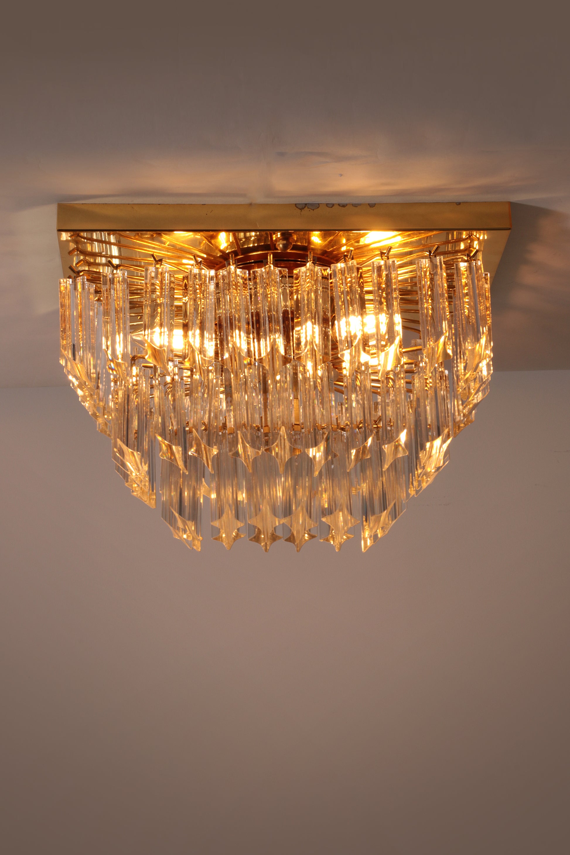 Novaresi Ceiling Lamp Model ch Serie 1970 Italy