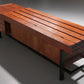 Vintage Wooden Bench with Storage Italiaans 1960