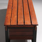 Vintage Wooden Bench with Storage Italiaans 1960