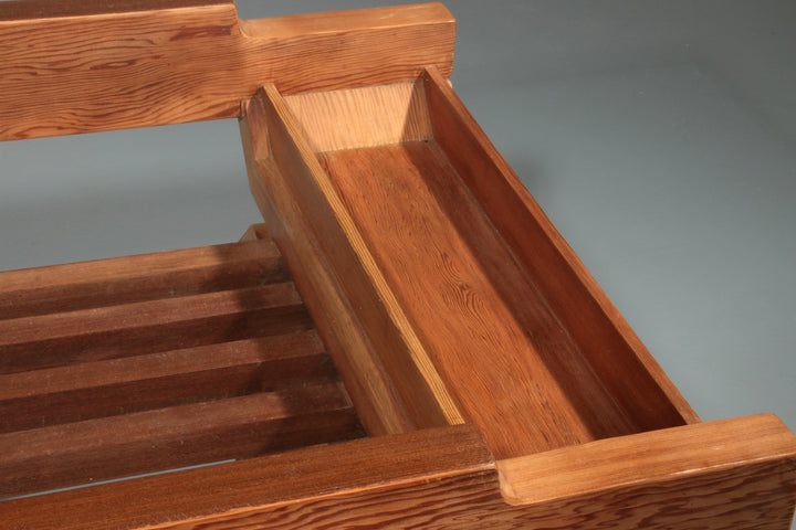 Italian Elegance: The Mid-Century Pine Dining Table 1960