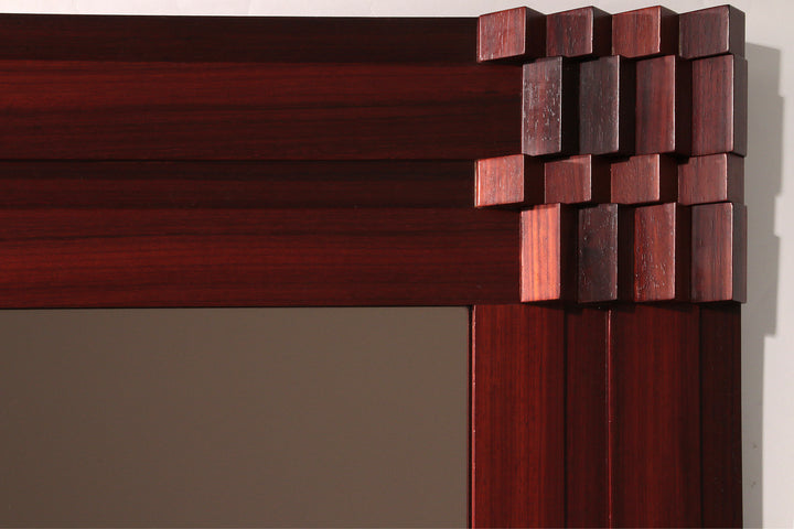 Luciano Frigerio 'Model Norman' Italian Midcentury Mirror 1970