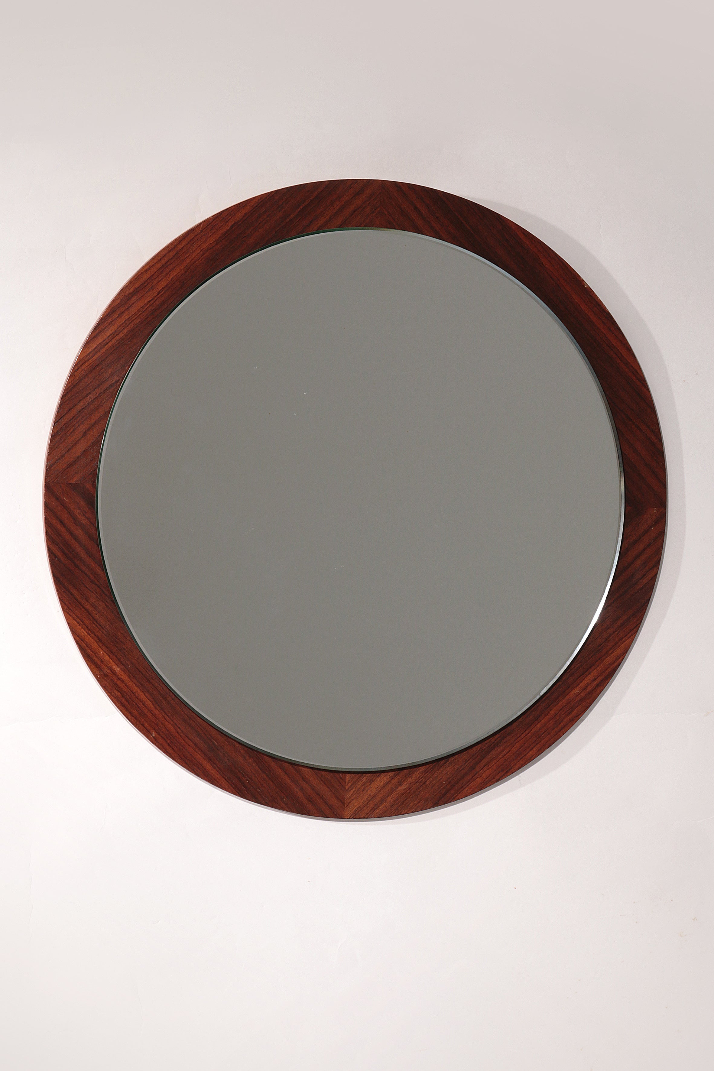 Vintage Danish Rosewood veneer Mirror 1960 Denmark