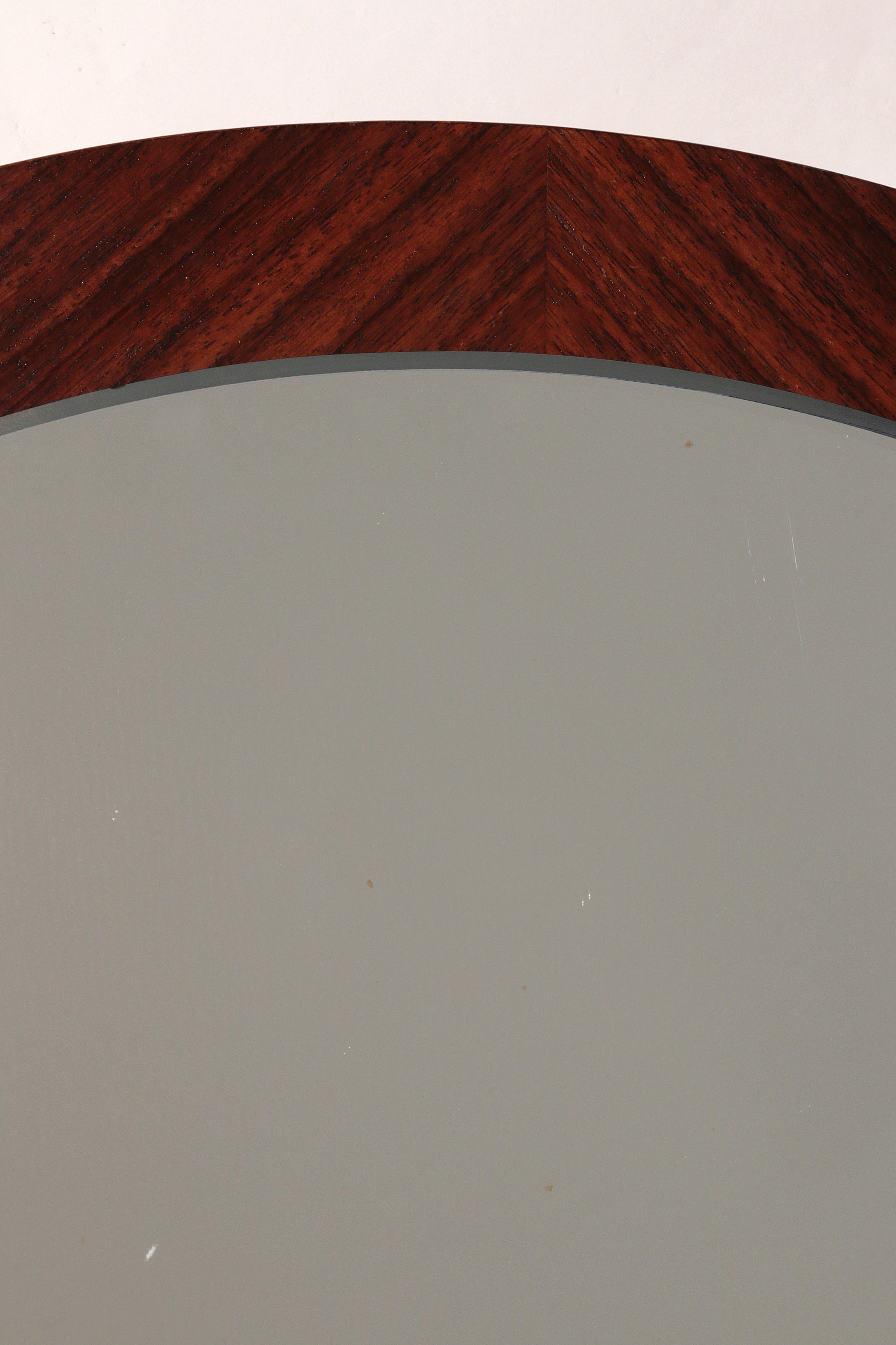 Vintage Danish Rosewood veneer Mirror 1960 Denmark