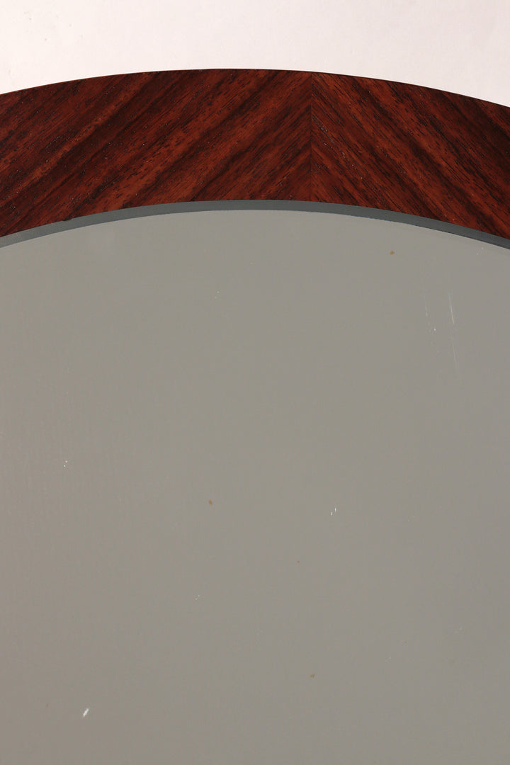 Vintage Danish Rosewood veneer Mirror 1960 Denmark