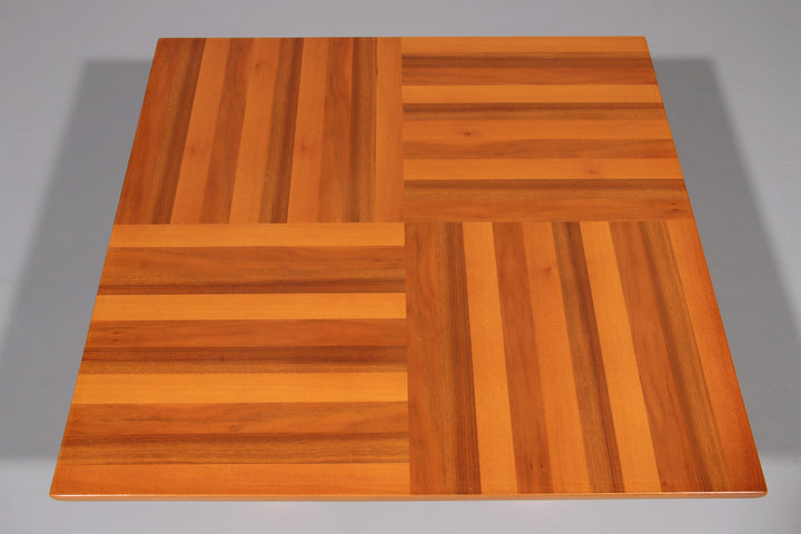  Bellini’s Exquisite Walnut Coffee Table – A Masterpiece of Italian Modernism 1970