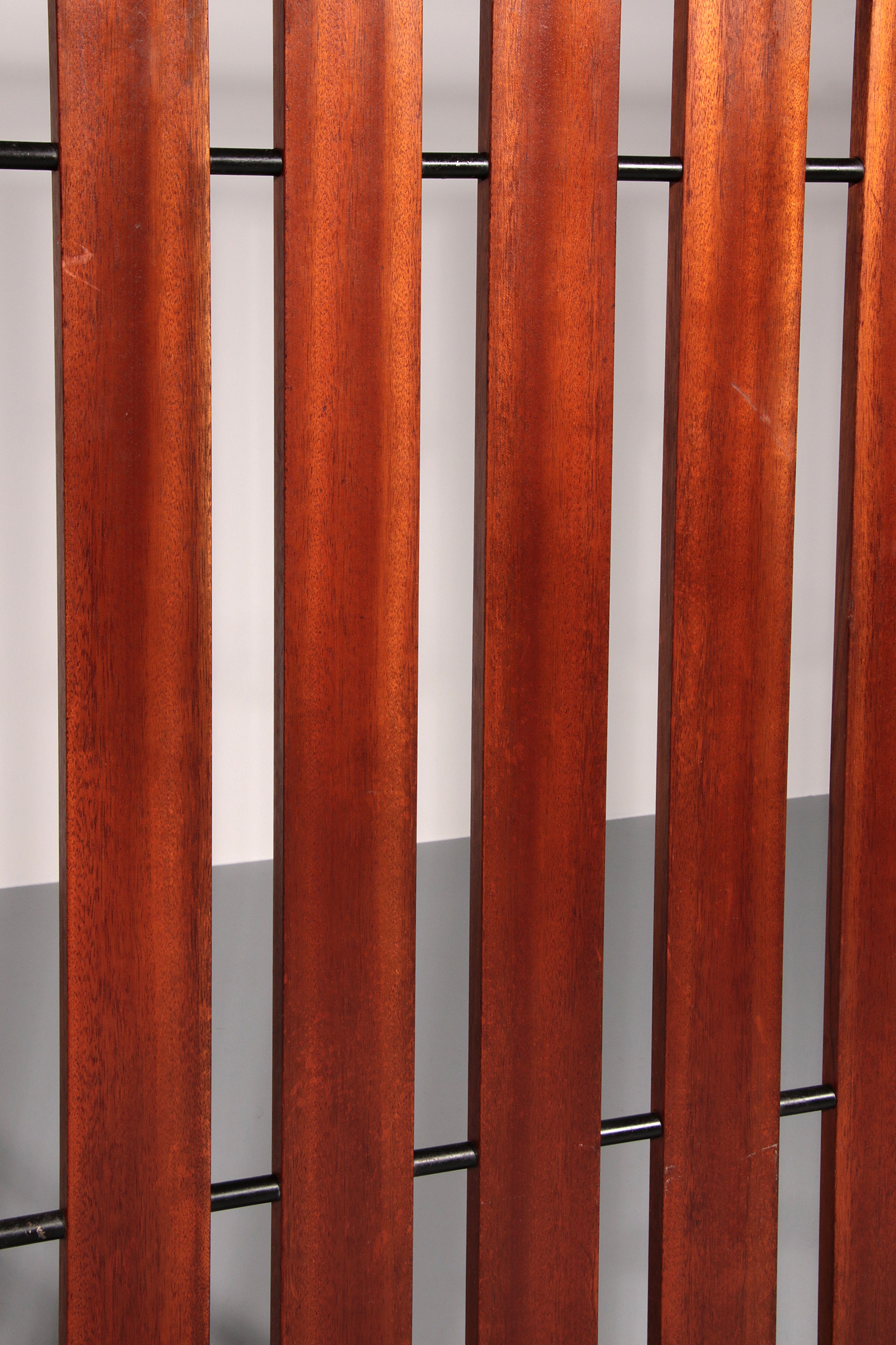 Italian Vintage Elegance – Brass and Teak Wall Clothes Hanger from the 1950s-1960s