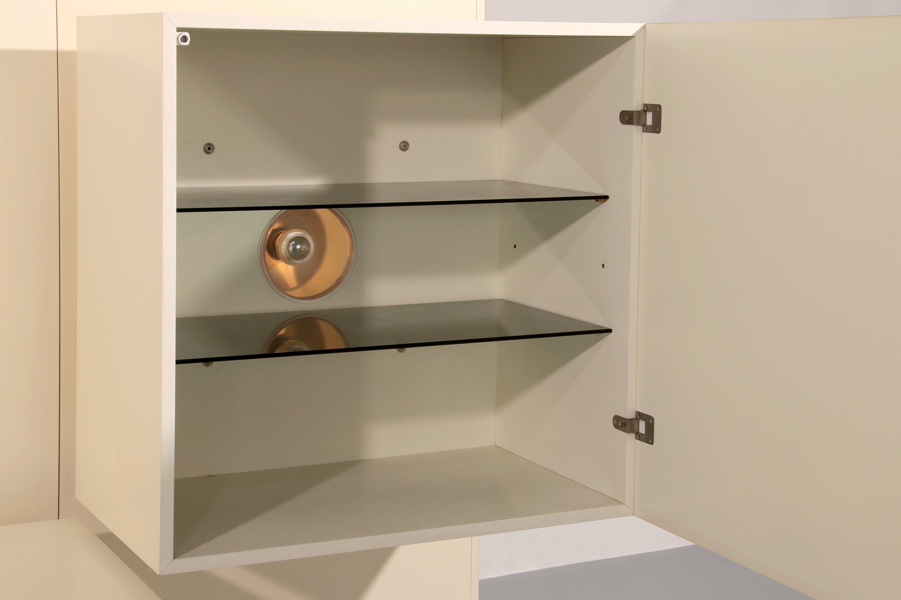 Mid-Century Lighting Wall Unit by Roberto Monsani for Acerbis, 1970s