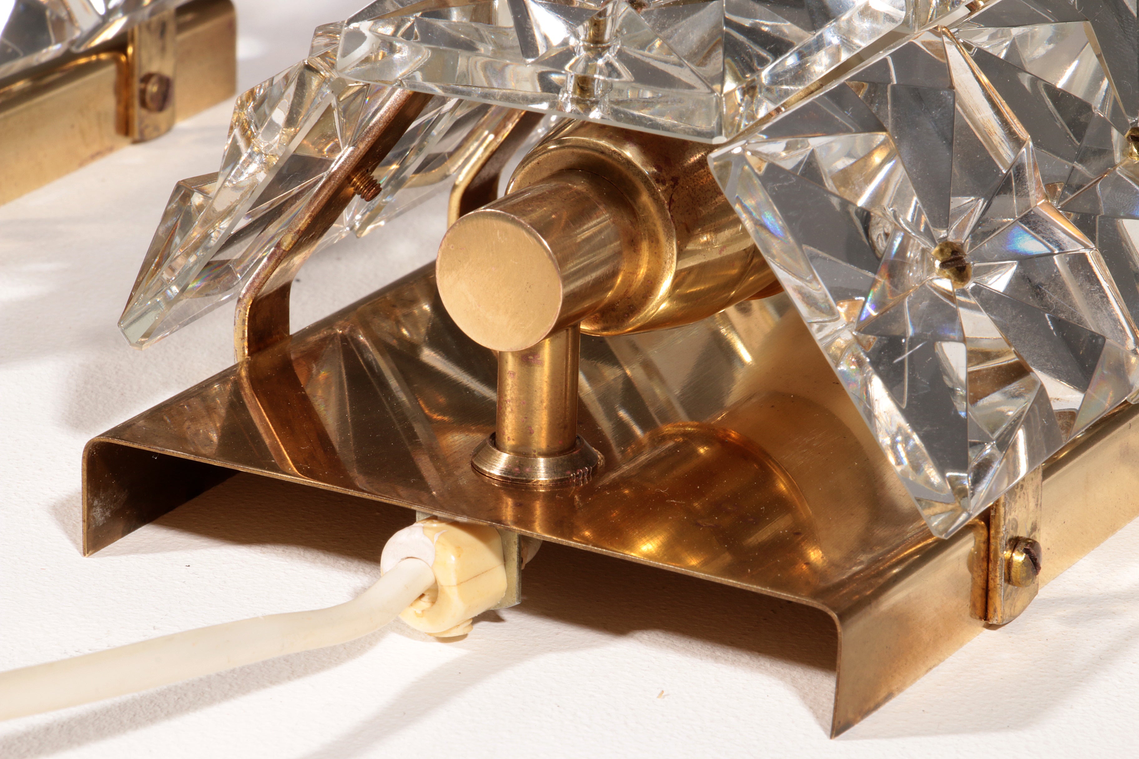 Rare Set of 3 Scandinavie Vitrika Gloria Wall Lamps.