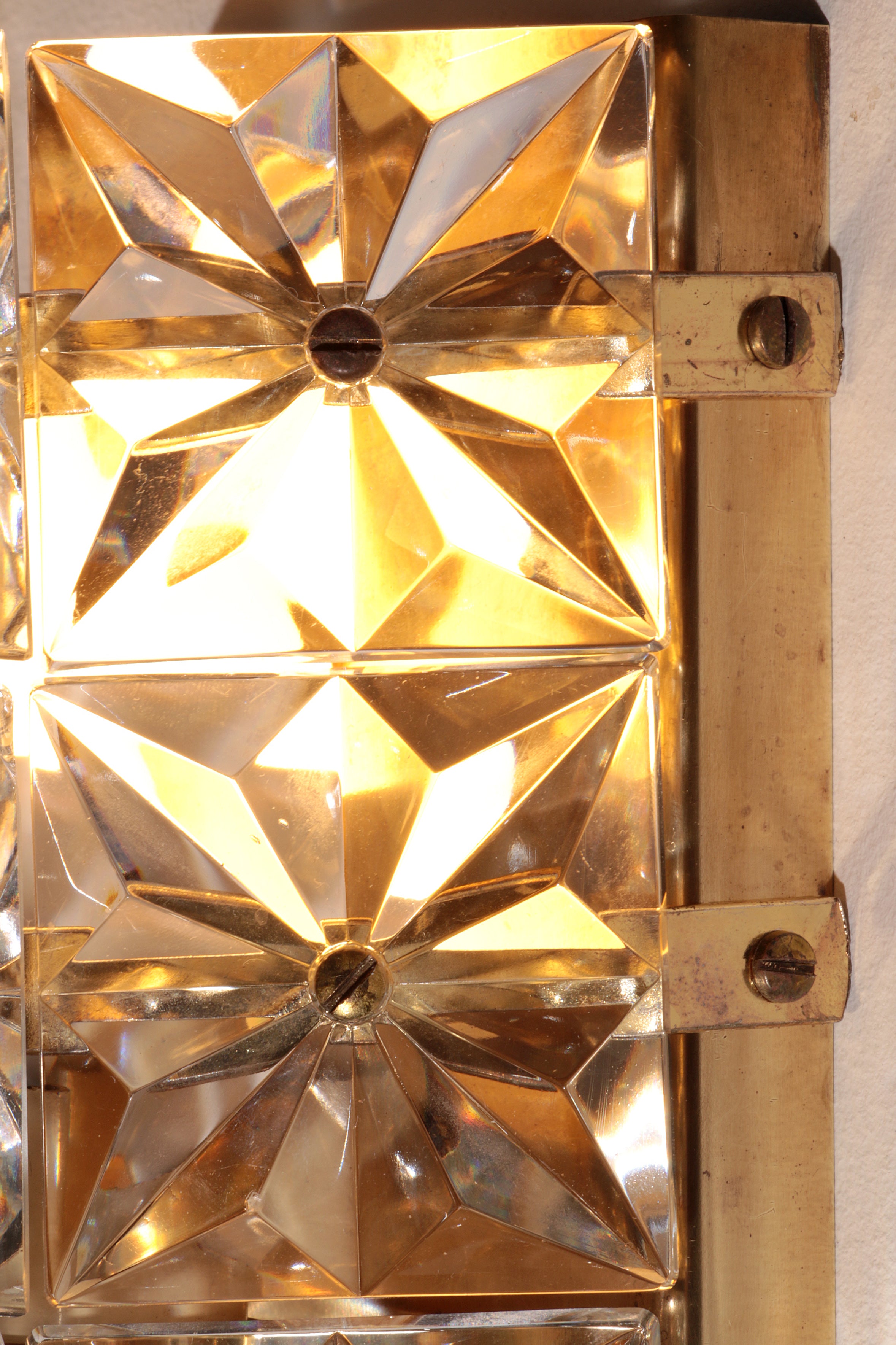 Rare Set of 3 Scandinavie Vitrika Gloria Wall Lamps.