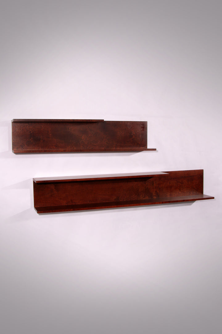 Walter Wirz wall shelves Wilhelm Renz rosewood veneer Germany 1965