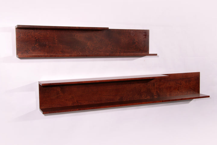 Walter Wirz wall shelves Wilhelm Renz rosewood veneer Germany 1965