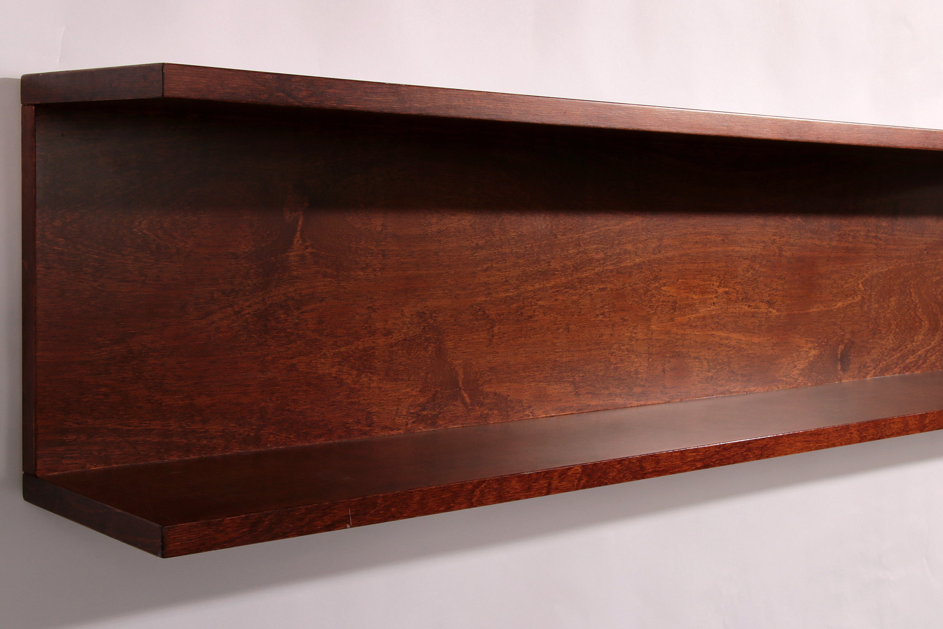 Walter Wirz wall shelves Wilhelm Renz rosewood veneer Germany 1965