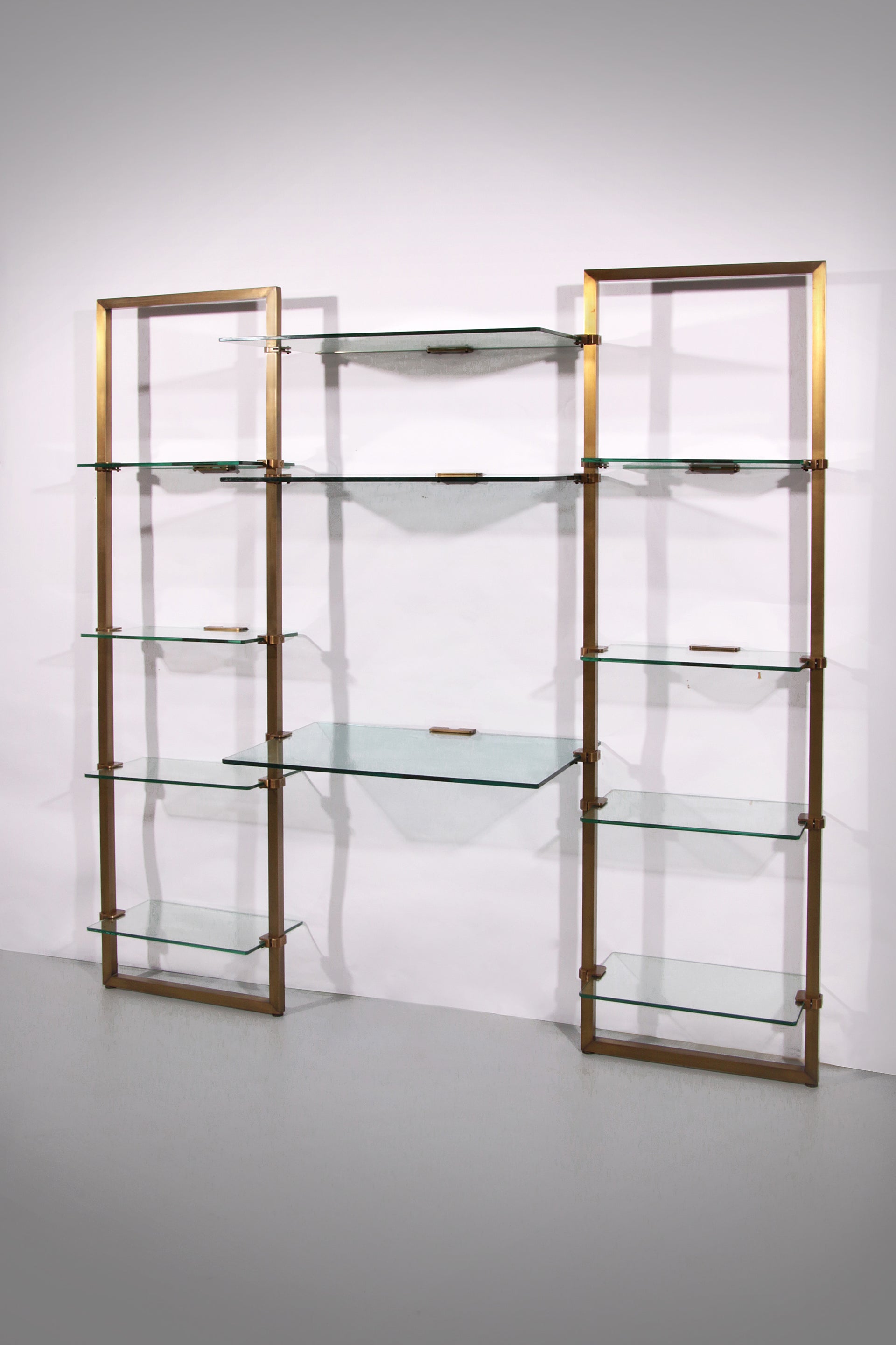 Peter Ghyczy Brass Very Rare Wall Unit Model R16 1970