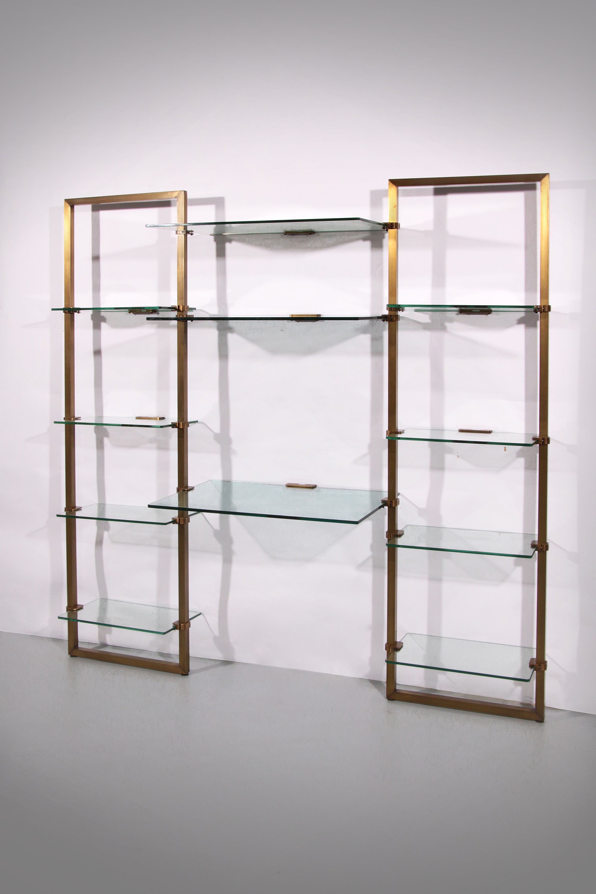 Peter Ghyczy Brass Very Rare Wall Unit Model R16 1970