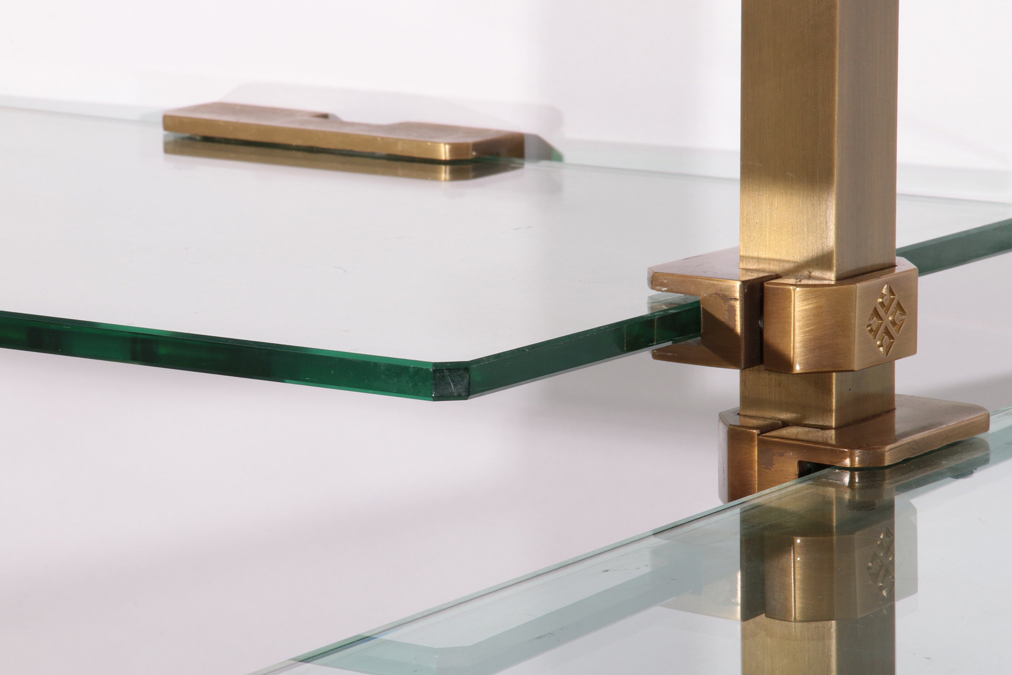 Peter Ghyczy Brass Very Rare Wall Unit Model R16 1970