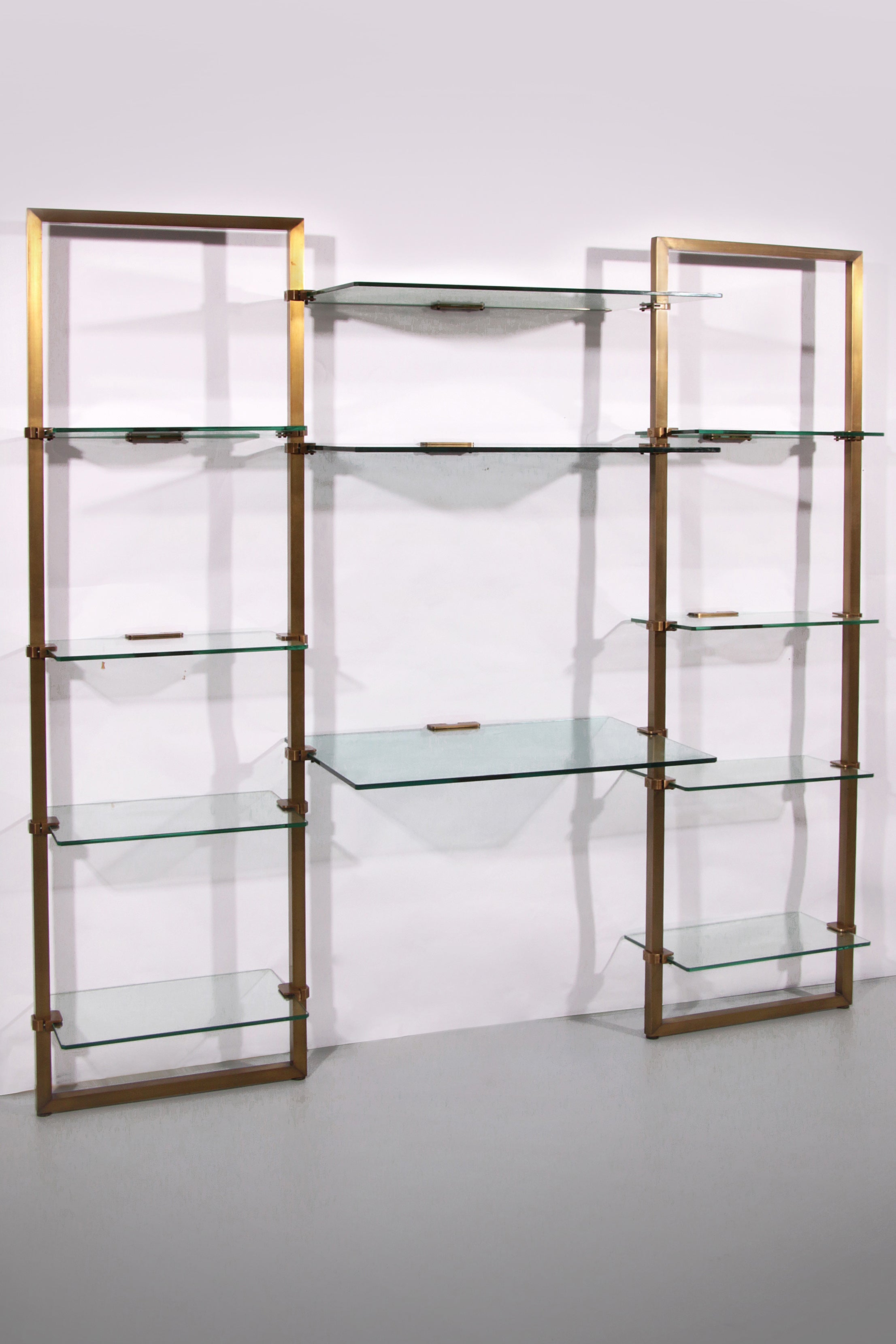 Peter Ghyczy Brass Very Rare Wall Unit Model R16 1970