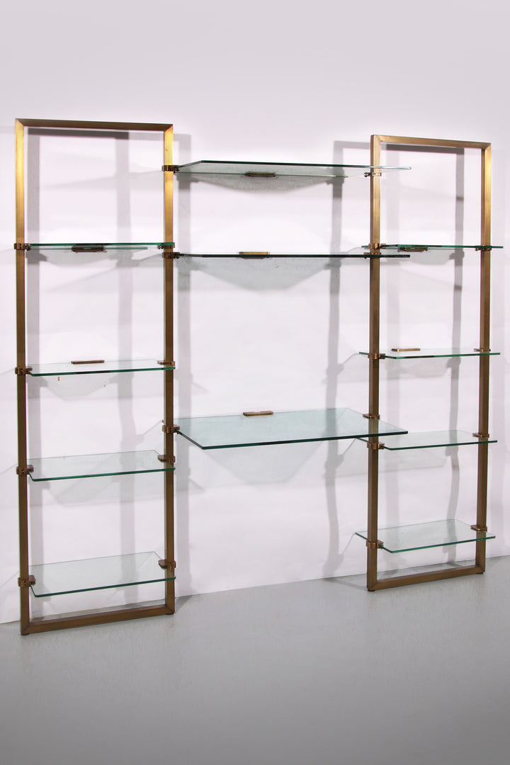 Peter Ghyczy Brass Very Rare Wall Unit Model R16 1970