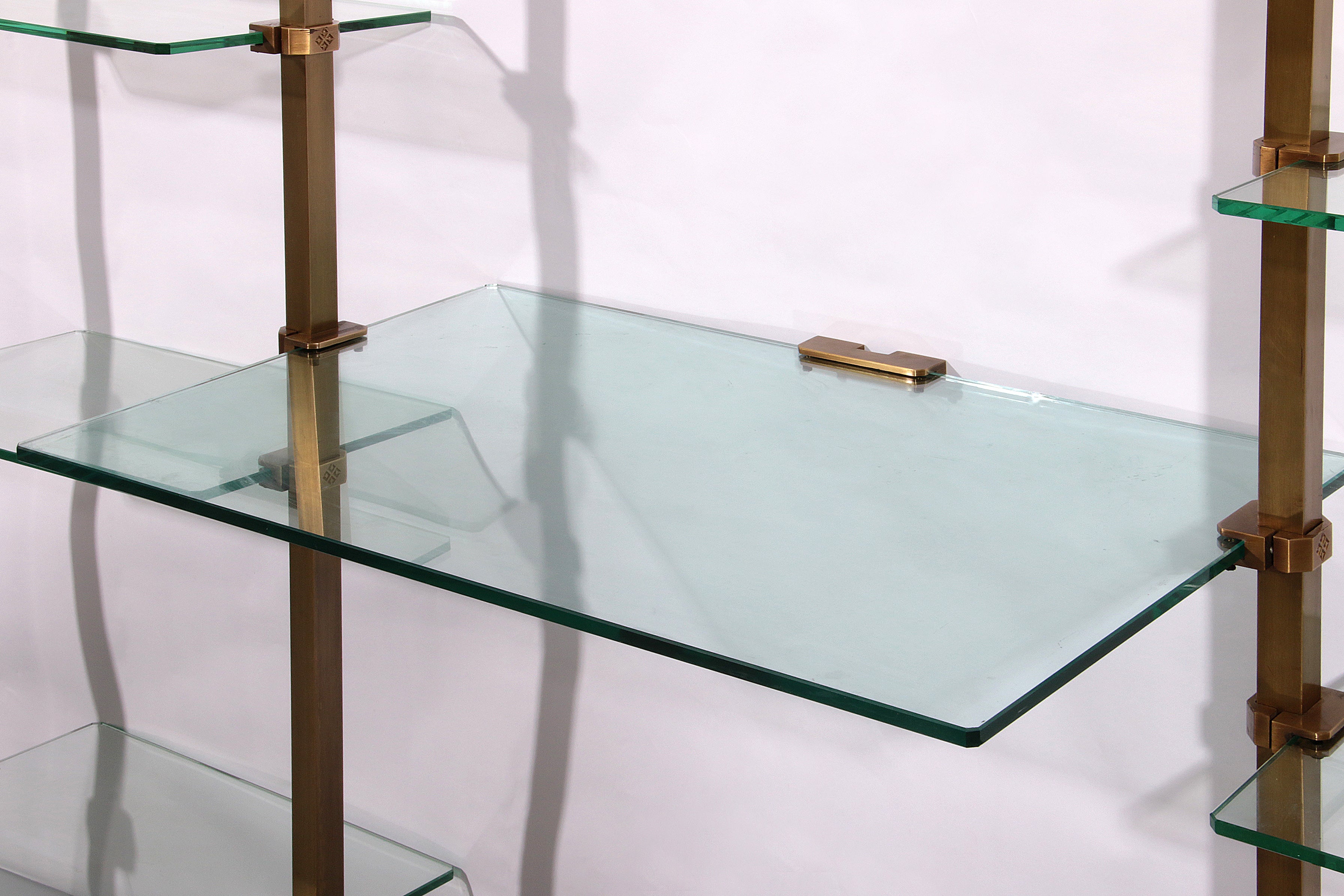 Peter Ghyczy Brass Very Rare Wall Unit Model R16 1970