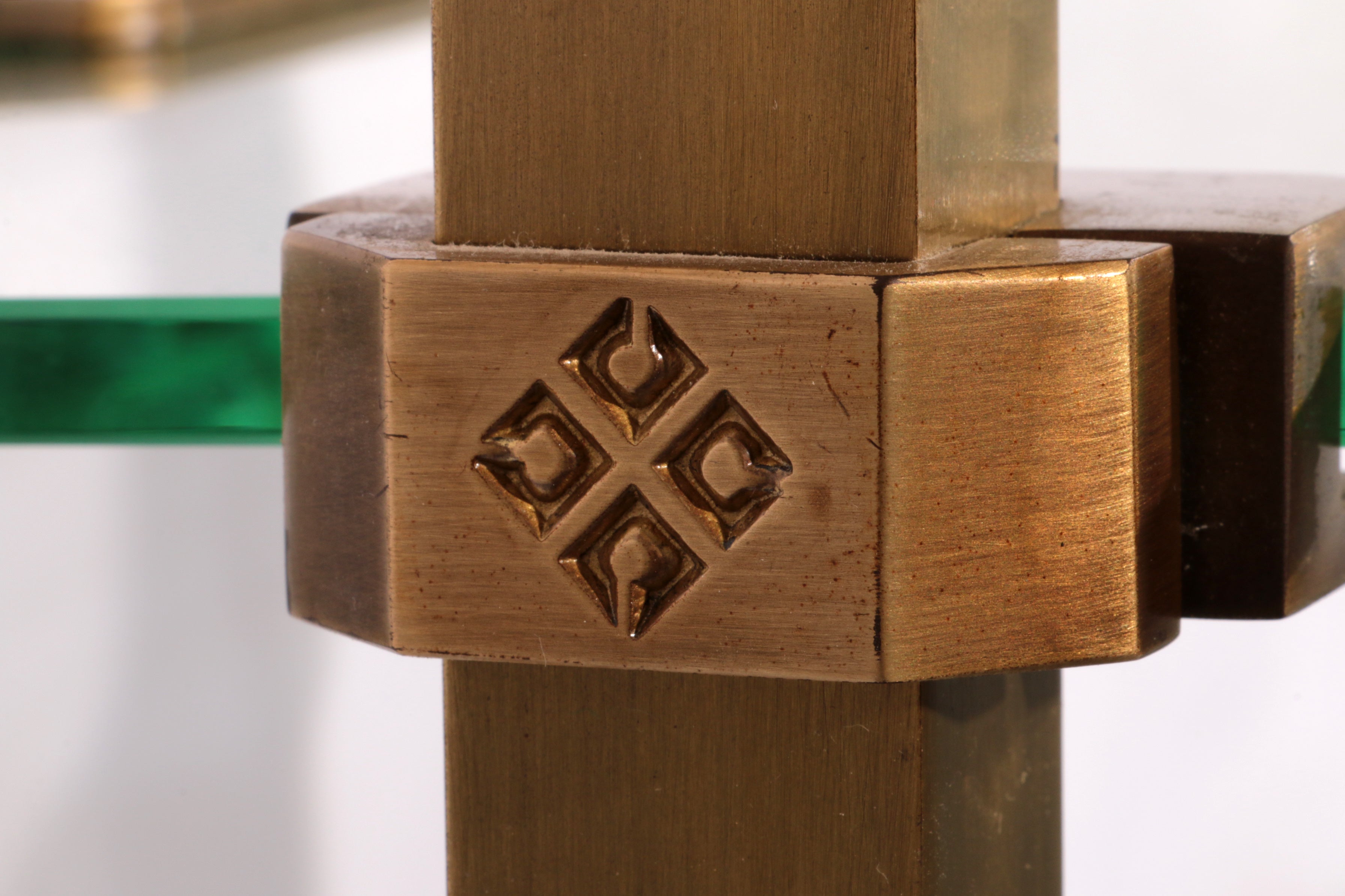 Peter Ghyczy Brass Very Rare Wall Unit Model R16 1970