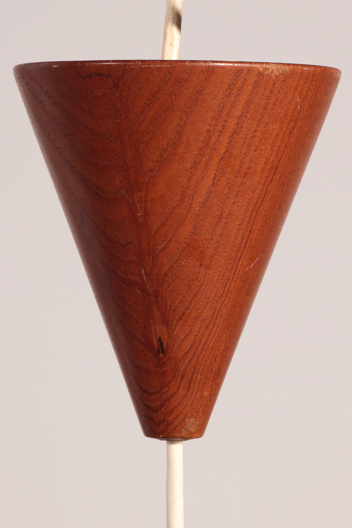 Mid century Pendant Lamp van Temde Leuchten, jaren '60