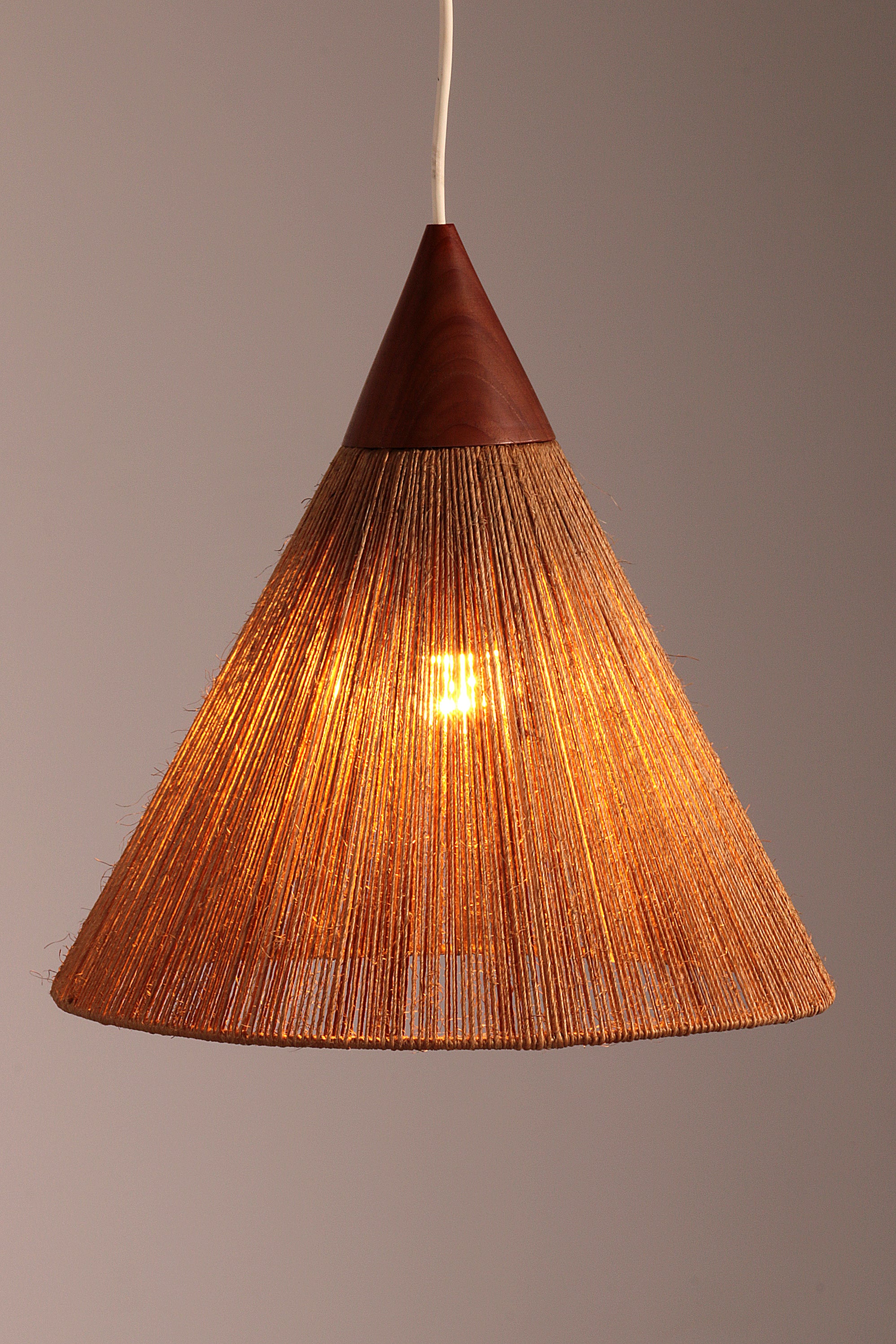 Mid century Pendant Lamp van Temde Leuchten, jaren '60
