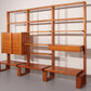 French Brutalist Modular Wall System – Industrial Elegance, ca. 1950