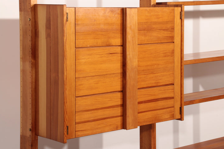 French Brutalist Modular Wall System – Industrial Elegance, ca. 1950