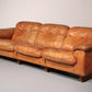 De Sede DS101 three seater in cognac leather