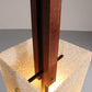 1960s Maison Arlus Floor Lamp Totem in Granite Resin
