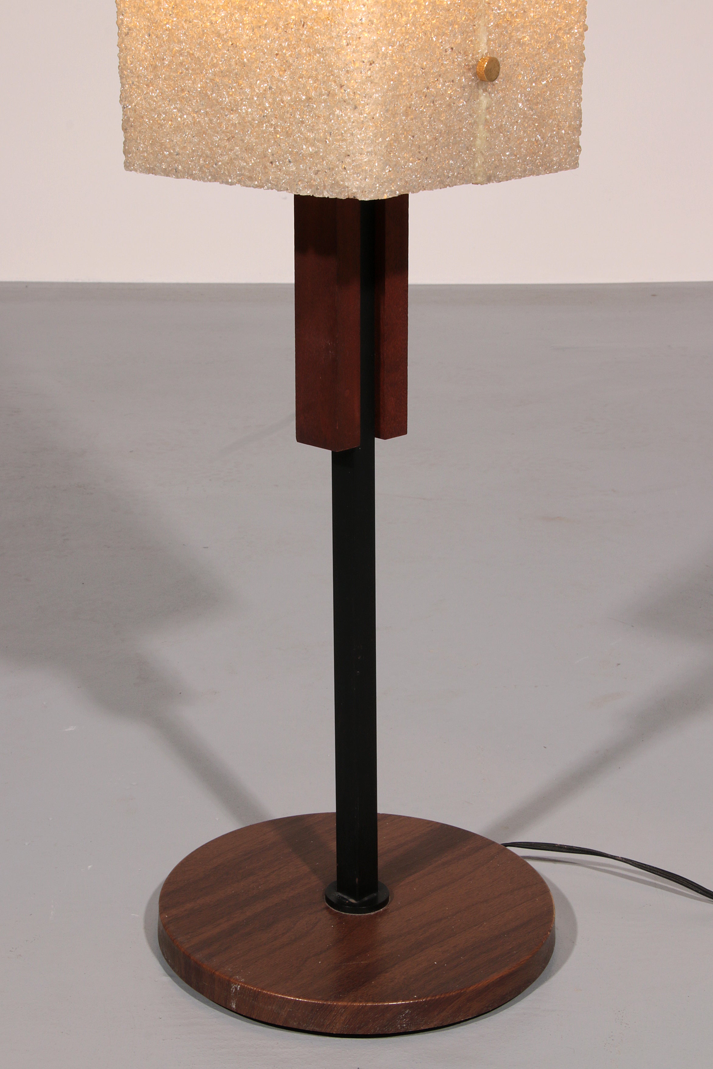 1960s Maison Arlus Floor Lamp Totem in Granite Resin