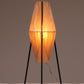 Charming 1960s French Tripod Table Lamp with Woven Sisal