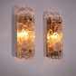 Wall Lamps by Carl Fagerlund, Orrefors (swedish) glass By Lyfa Denmark model Gefion