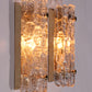 Wall Lamps by Carl Fagerlund, Orrefors (swedish) glass By Lyfa Denmark model Gefion