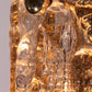 Wall Lamps by Carl Fagerlund, Orrefors (swedish) glass By Lyfa Denmark model Gefion
