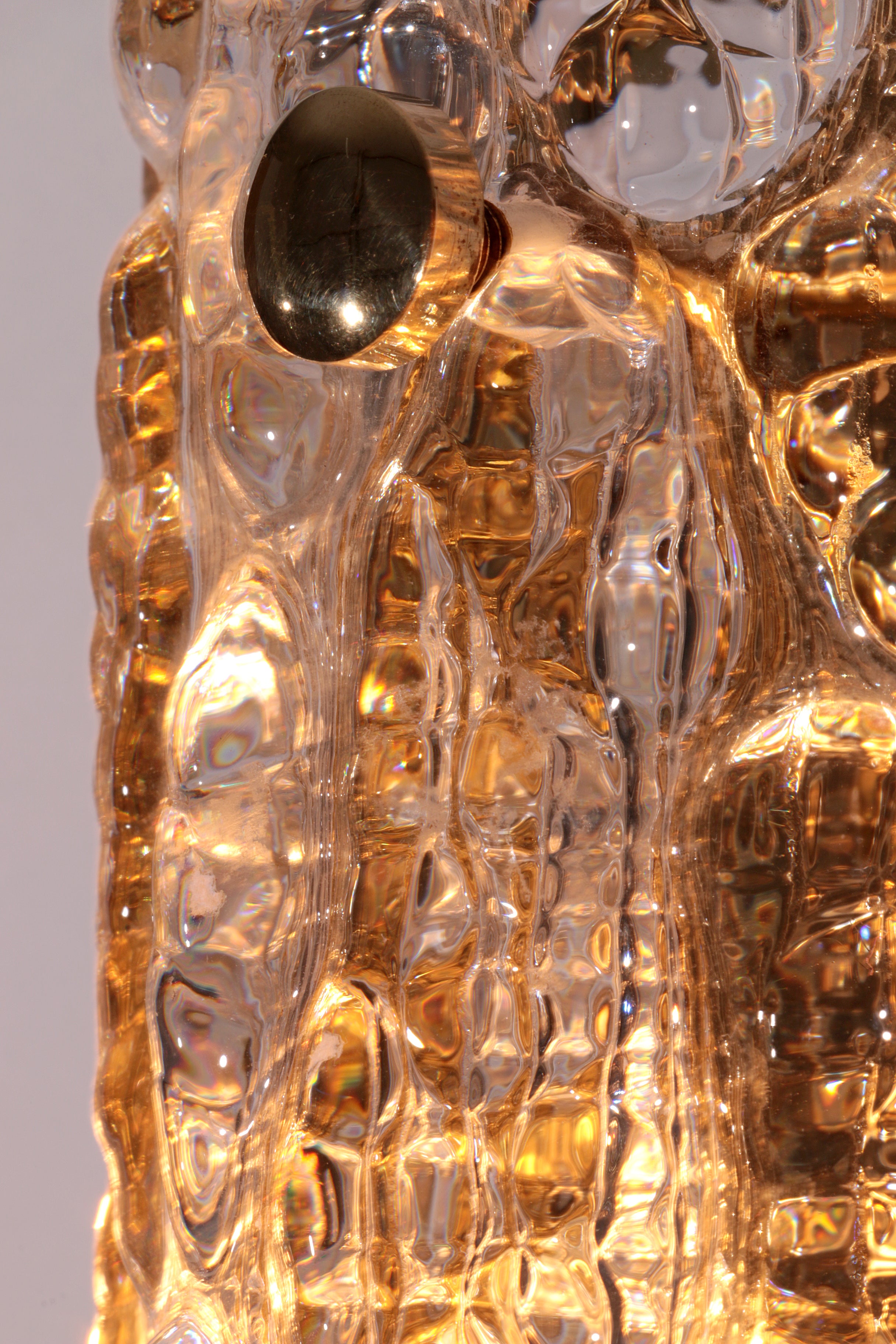 Wall Lamps by Carl Fagerlund, Orrefors (swedish) glass By Lyfa Denmark model Gefion