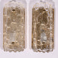 Wall Lamps by Carl Fagerlund, Orrefors (swedish) glass By Lyfa Denmark model Gefion