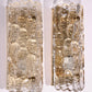 Wall Lamps by Carl Fagerlund, Orrefors (swedish) glass By Lyfa Denmark model Gefion
