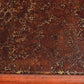 Brutalist Coffee Table with Copper Top and Wooden Base 1970