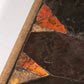 Elegant Mosaic Stone Coffee Table in the Style of Paul Kingma – Brass & Natural Stone Details