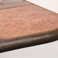 Brutalist  Stone Coffee Table in the Style of Paul Kingma – Brass & Natural Stone Details