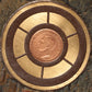 Brutalist  Stone Coffee Table in the Style of Paul Kingma – Brass & Natural Stone Details