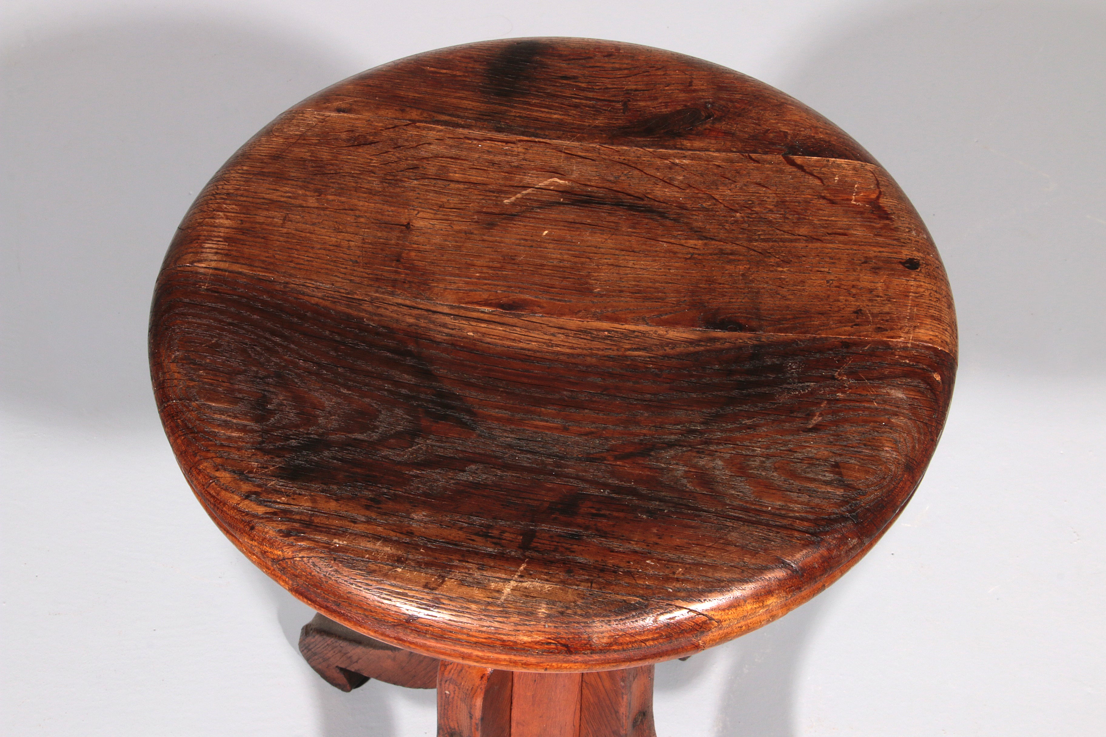 Vintage Scandinavian Piano Stool from 1940 in Solid Beech Wood