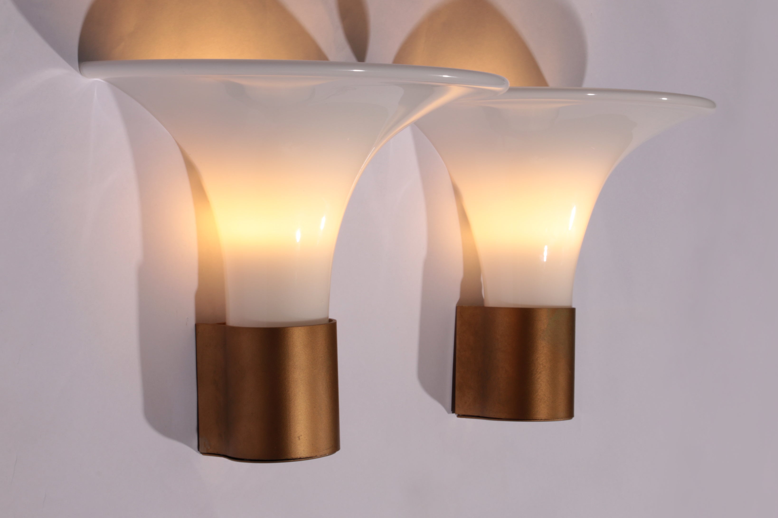 Mandarin Wall Lamp by Michael Bang for Holmegaard, 1980s