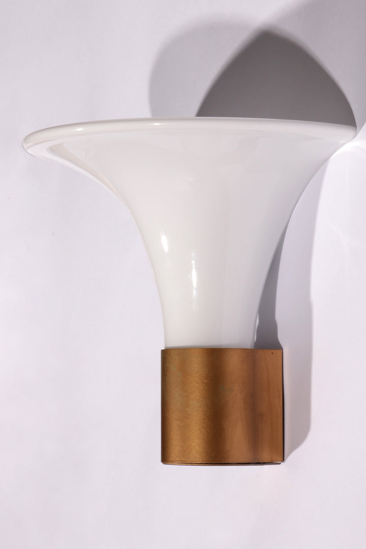 Mandarin Wall Lamp by Michael Bang for Holmegaard, 1980s