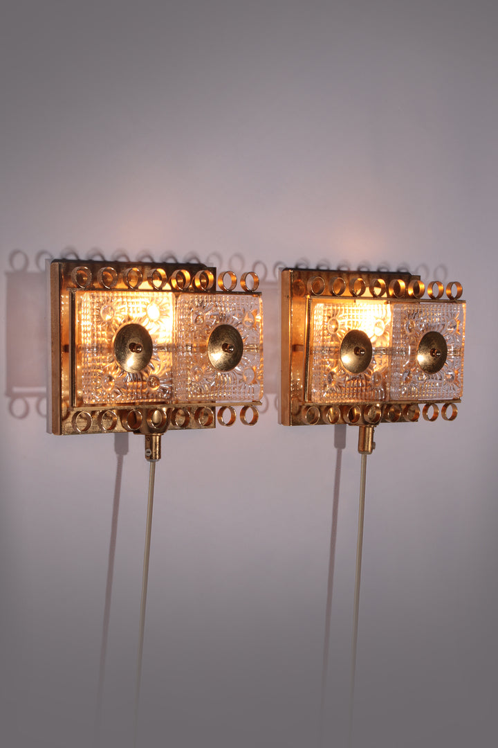 Wall Sconces by Carl Fagerlund made by Mpr Denmark,1960