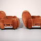Lounge Chairs designed in the style from Adriano Piazzesi italy